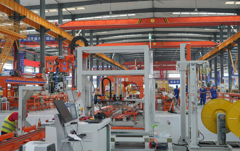 智能輸送輥道+智（zhì）能捆紮係統